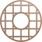 Ekena Millwork O'Neal Wood Fretwork Pierced Ceiling Medallion, Wood (Paint Grade), 22"OD x 8"ID x 3/8"T CMWP22X22X0375ONMF - alternate 1